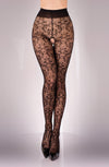 Black Secret BS135 Crotchless Tights