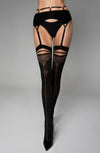 Black Secret BS148 Stockings Black Gold
