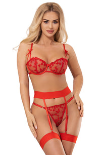 YesX YX845 Bra Set Red