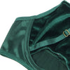 YesX YX873 Green Velvet Halter Bra & Thong Set – Seductive Cut-Out Lingerie with Gold Hardware