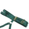 YesX YX873 Green Velvet Halter Bra & Thong Set – Seductive Cut-Out Lingerie with Gold Hardware