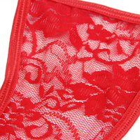 YesX YX875 Christmas Sexy Floral Red Babydoll