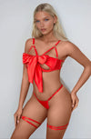 YesX YX884 Bow Bra Set Flirty Fierce and Unforgettable