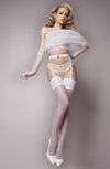 Ballerina 589 White Bridal Hold Ups – Wedding Touch Collection