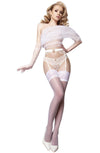 Ballerina 589 White Bridal Hold Ups – Wedding Touch Collection
