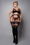 Ballerina 600 Black Hold Ups Plus – Sophisticated Style for Curves That Captivate