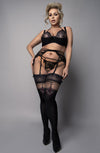 Ballerina 602 Black Hold Ups Plus – Elegance Designed for Every Curve
