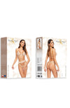 Beauty Night Noemi Lingerie Set BN6723 – Nude Lace Bra, Thong and Garter Belt
