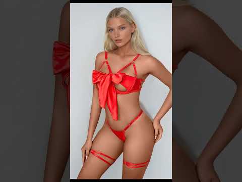 YesX YX884 Bow Bra Set Flirty Fierce and Unforgettable