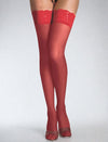 YesX YX862 Red Floral Lace Hold Ups – Elegant Lingerie Stock Line